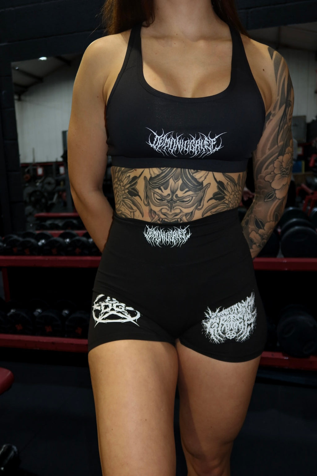 Demonic Cropped Sports Bra