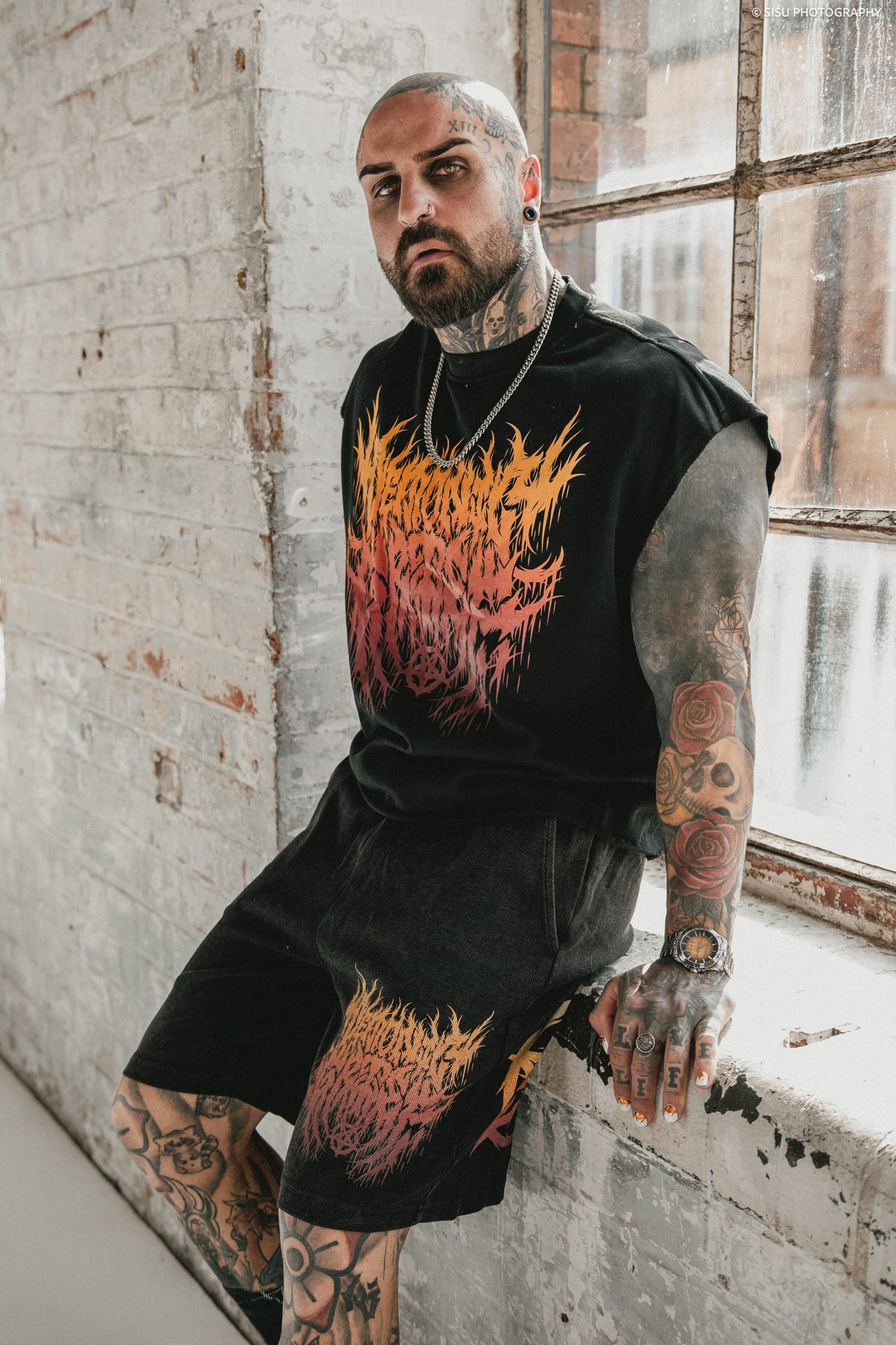 Inferno Pentagram Shorts